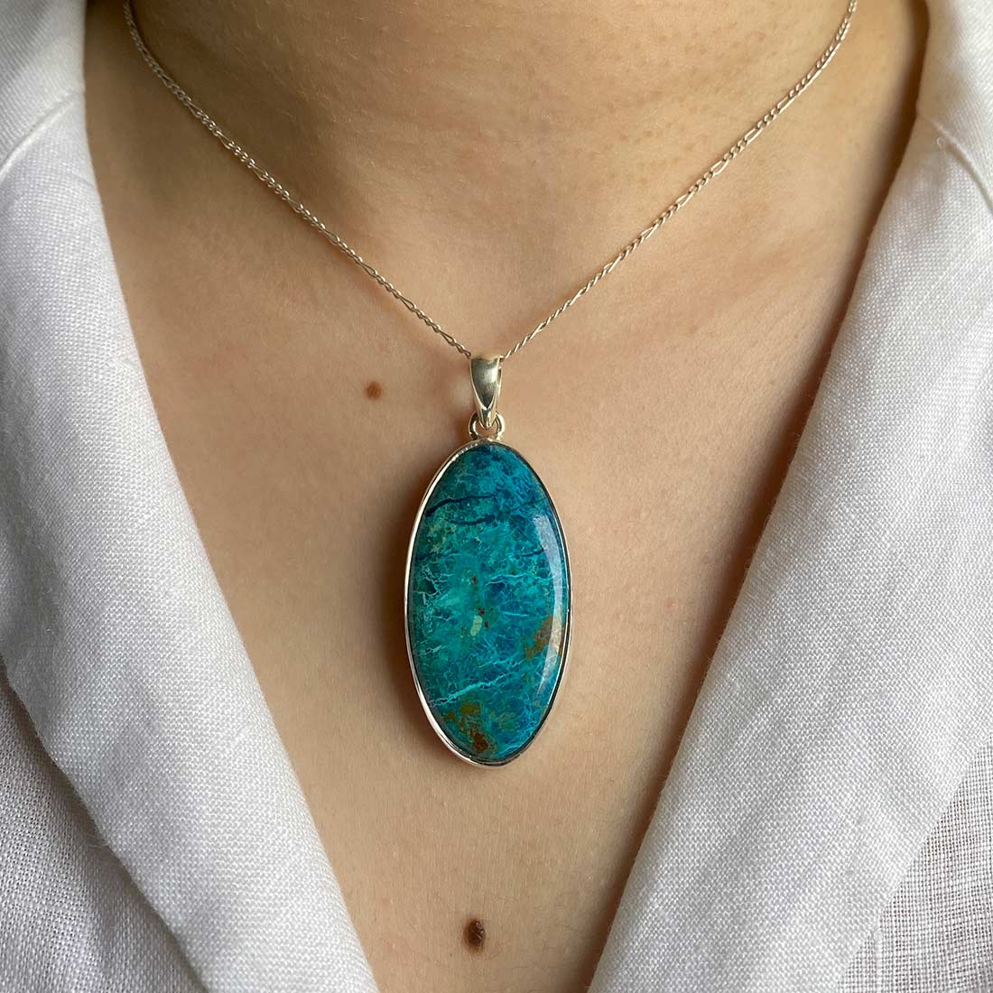Shattuckite Pendant-(STK-P-21.)